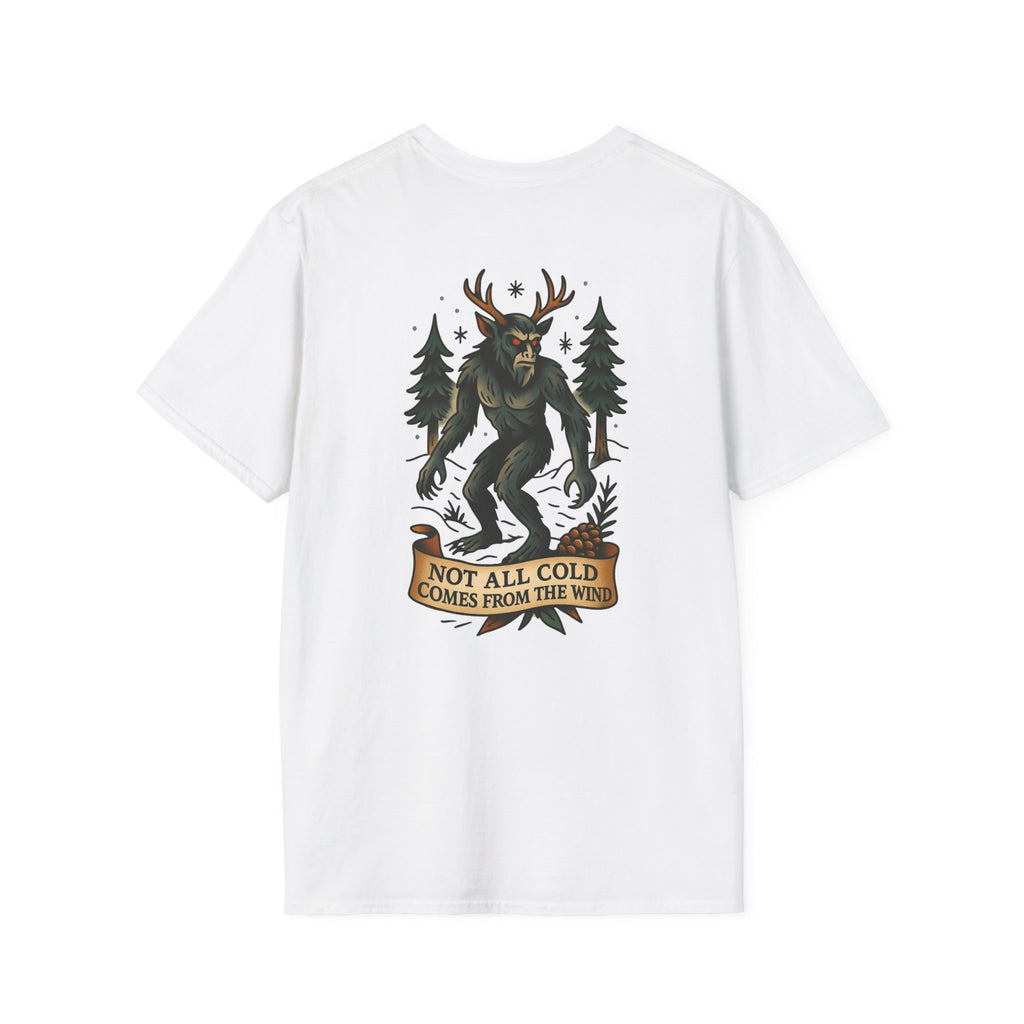 Wendingo Adventure Retro Graphic Tee | Cryptozoology Unisex Softstyle T-Shirt