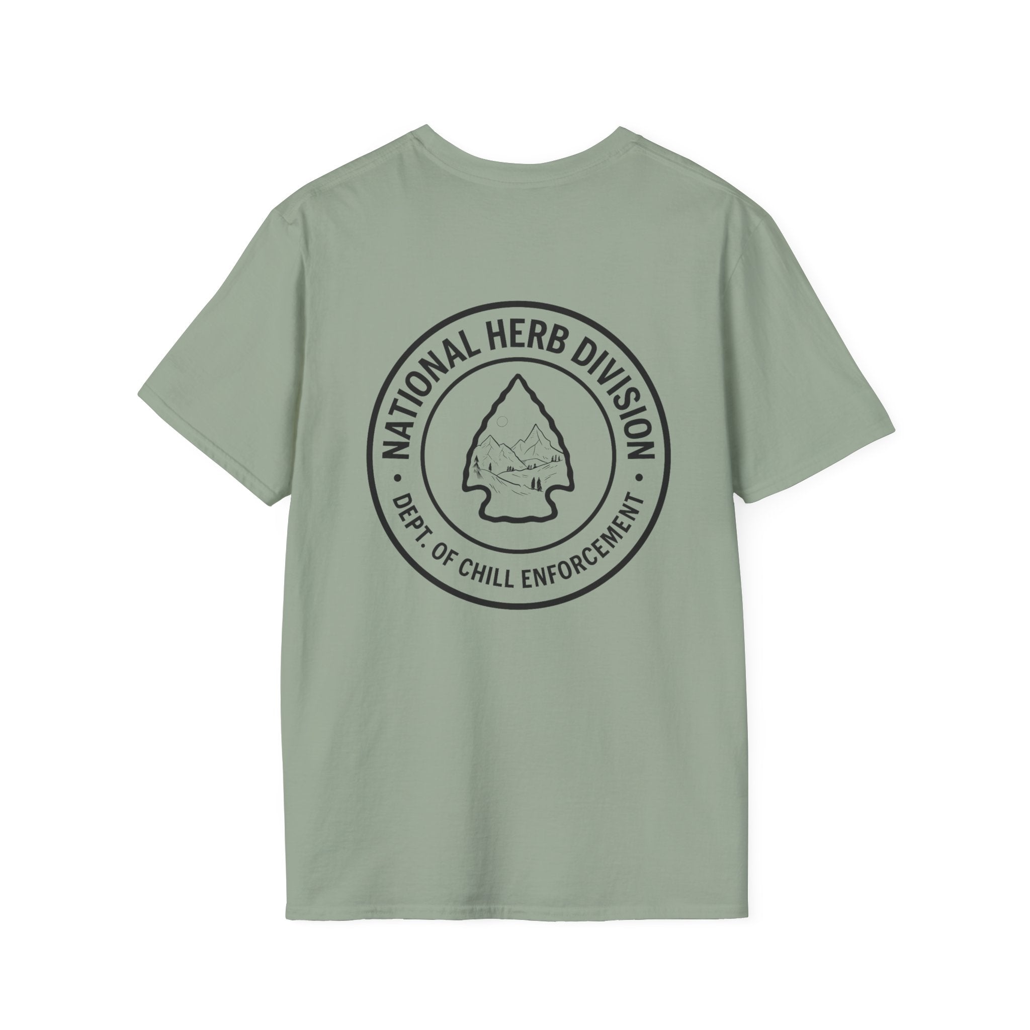 National Herb Division Chill Vibes | Outdoor Adventure Apparel Hiking T-Shirt