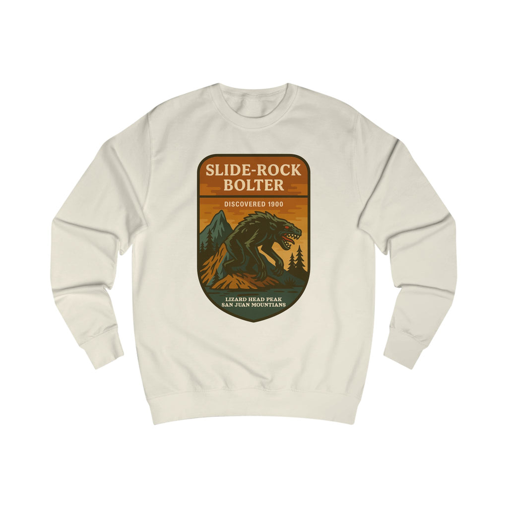 Slide Rock Bolter Mountain Adventure Unisex Sweatshirt | Retro National Park Style