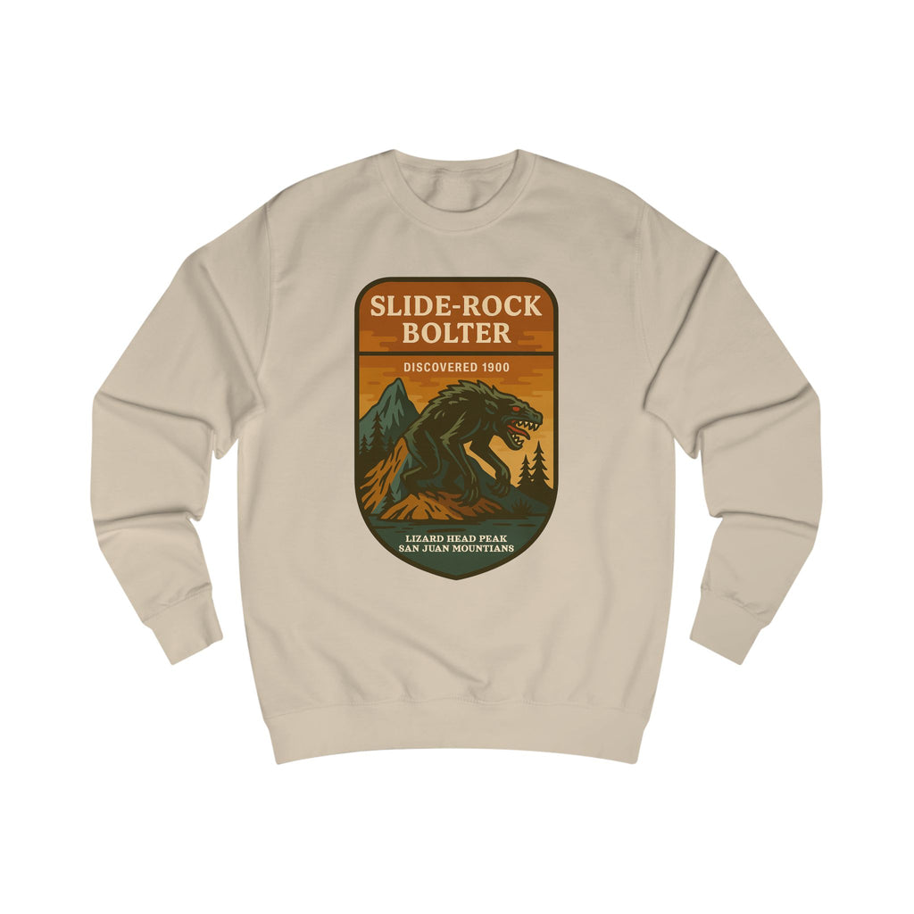 Slide Rock Bolter Mountain Adventure Unisex Sweatshirt | Retro National Park Style