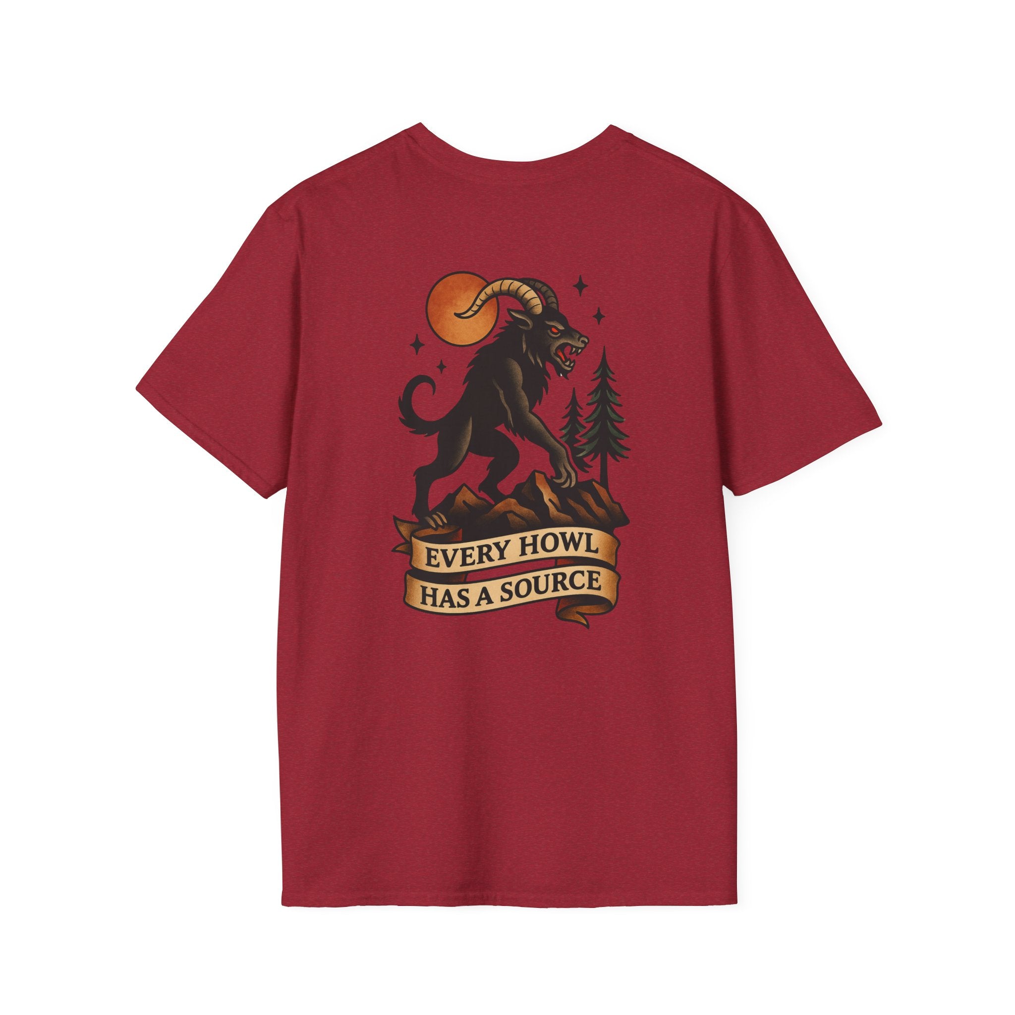 Ozark Howler Adventure Retro Graphic Tee | Cryptozoology Unisex Softstyle T-Shirt
