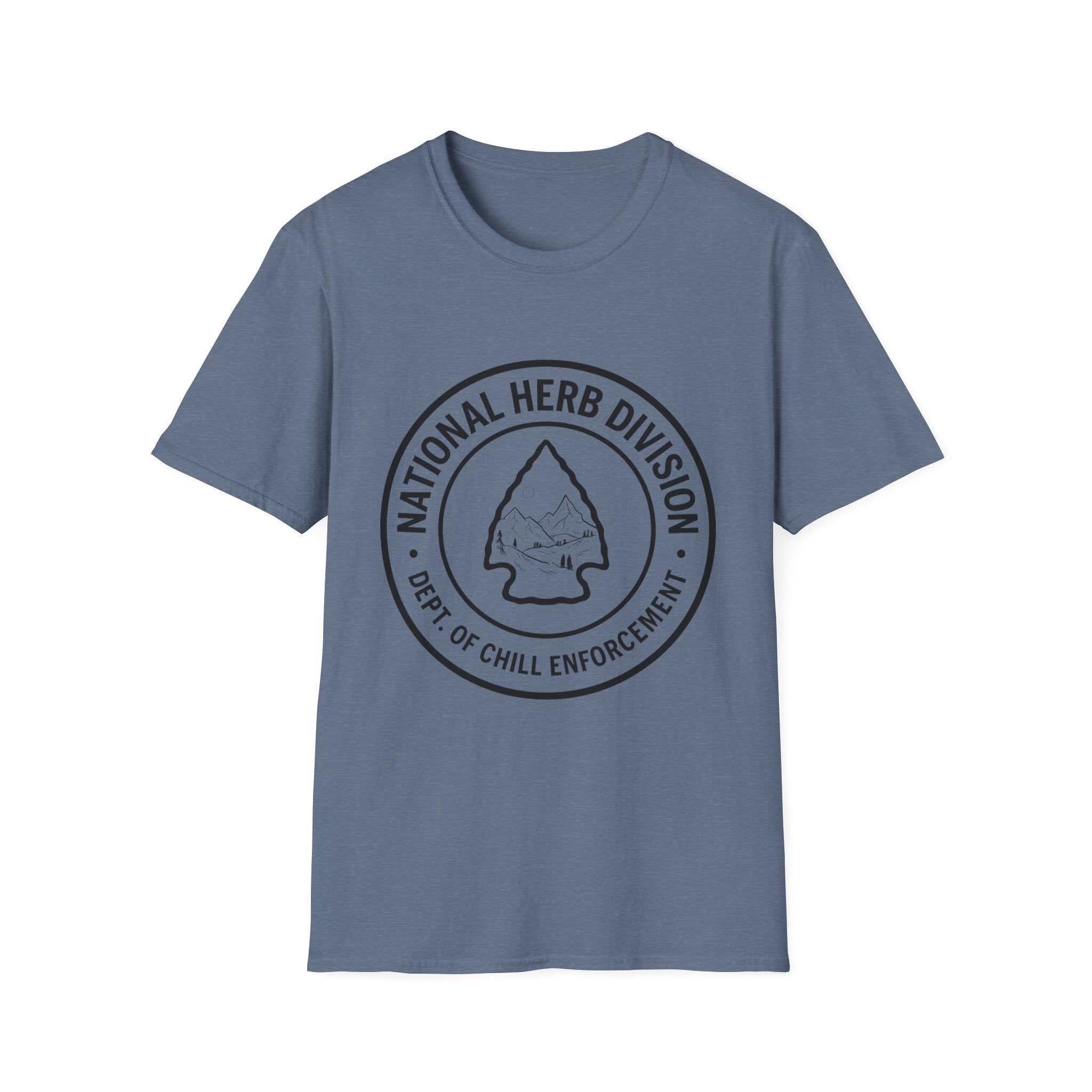 National Herb Division Chill Vibes : Outdoor Adventure Apparel Hiking T-Shirt