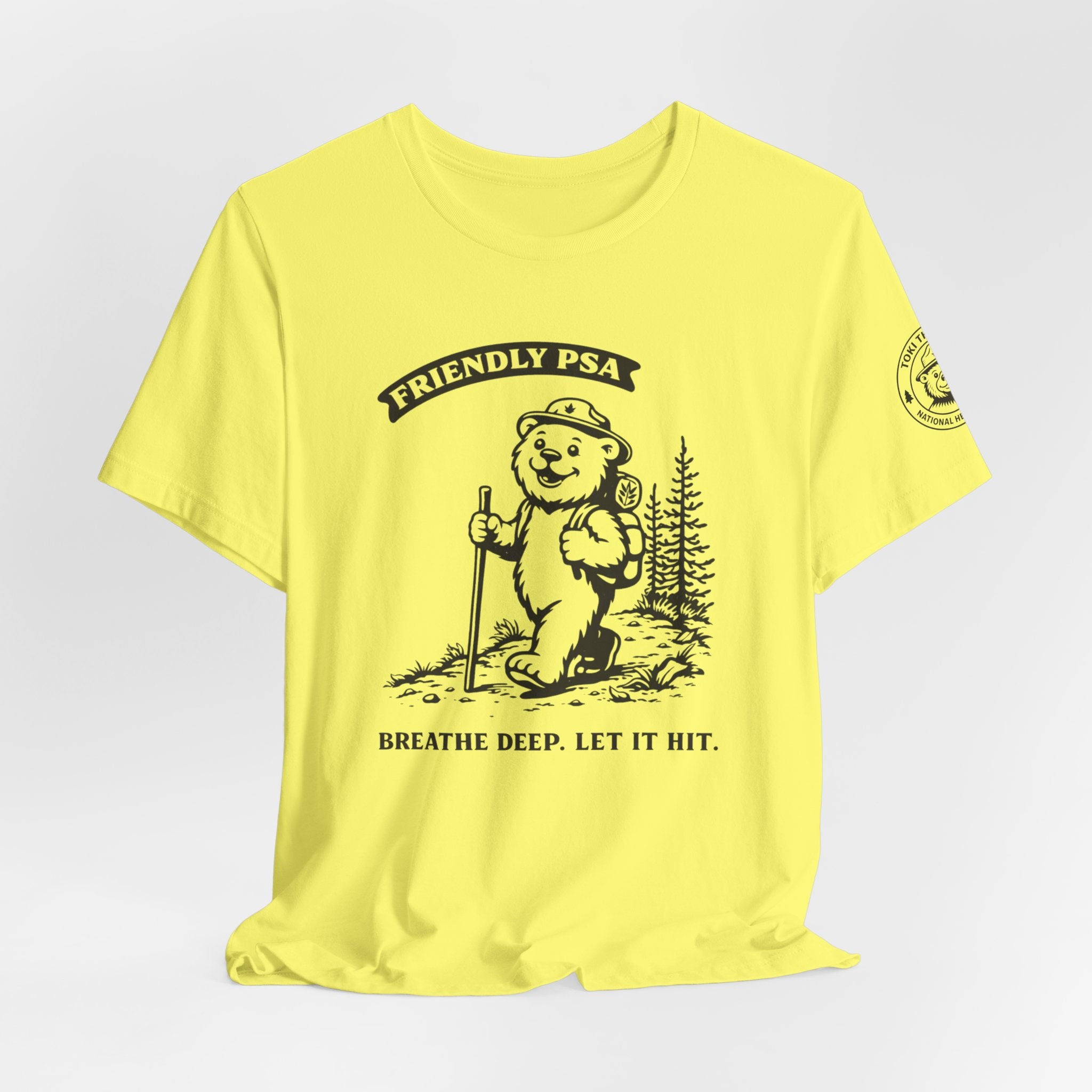 Breathe Deep: Toki the Bear Tee