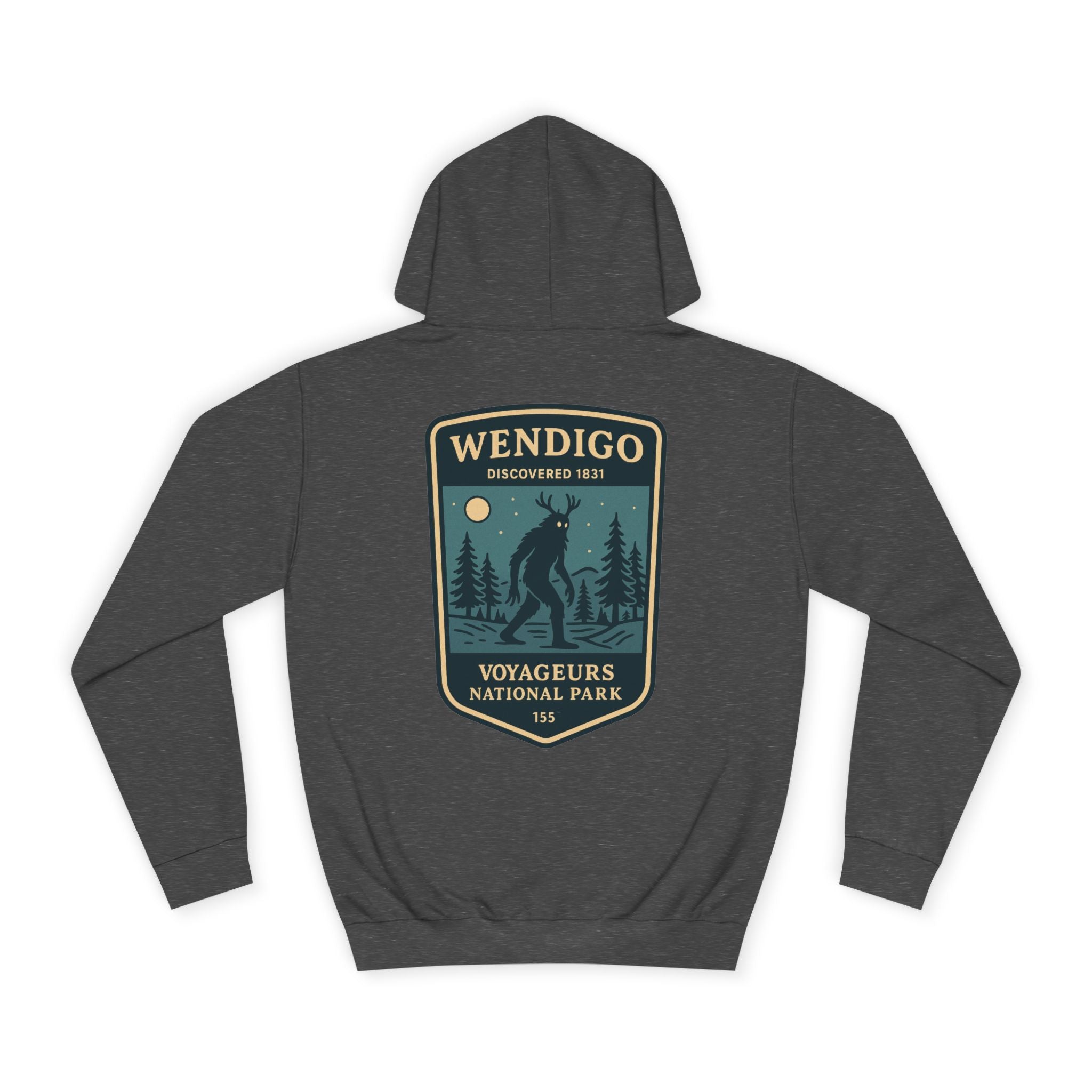 Wendigo Patch Hoodie | Retro National Park Style