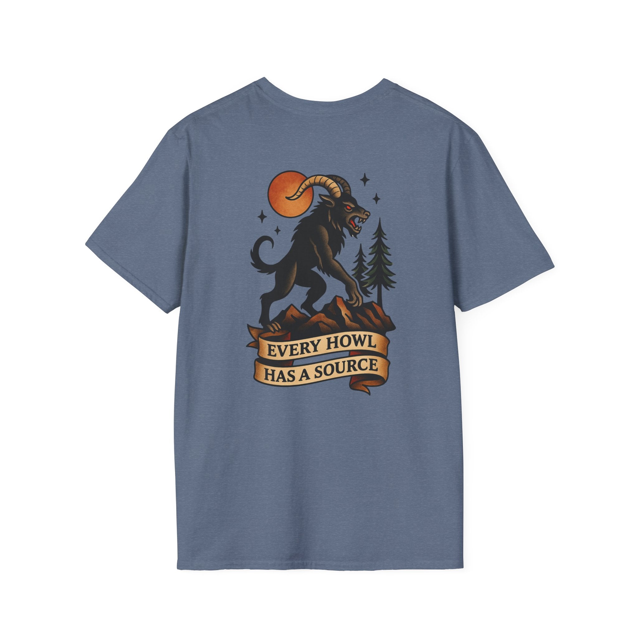 Ozark Howler Adventure Retro Graphic Tee | Cryptozoology Unisex Softstyle T-Shirt