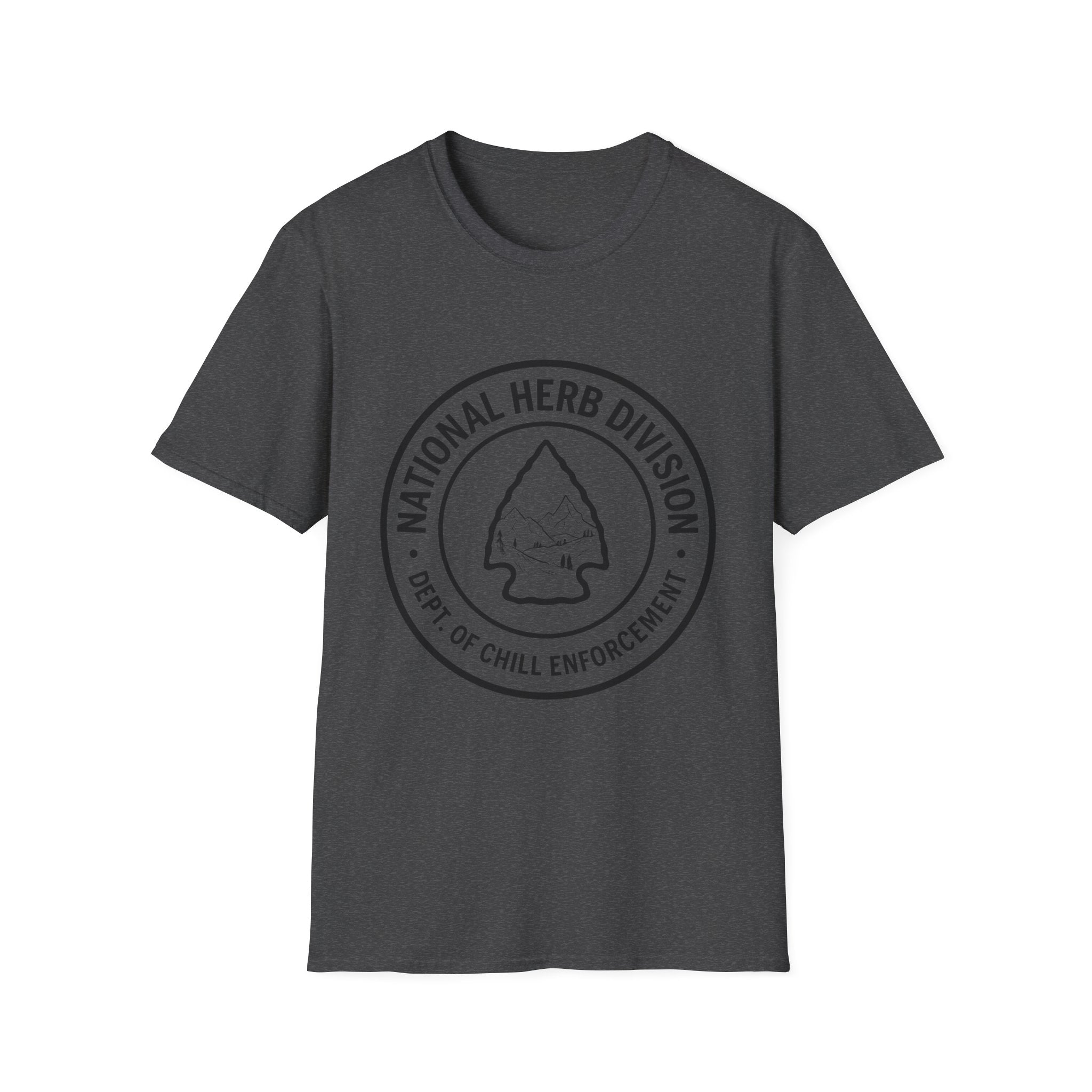 National Herb Division Chill Vibes : Outdoor Adventure Apparel Hiking T-Shirt