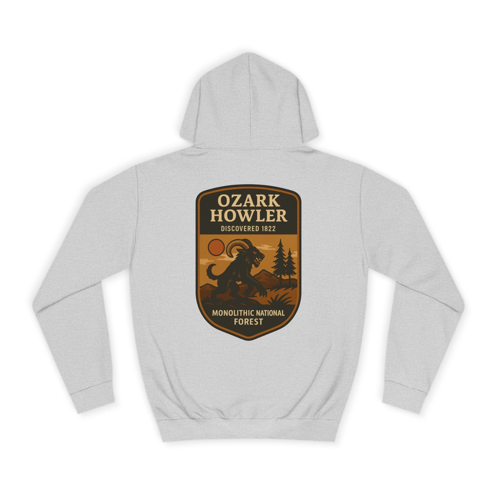 Ozark Howler Patch Hoodie | Retro National Park Style