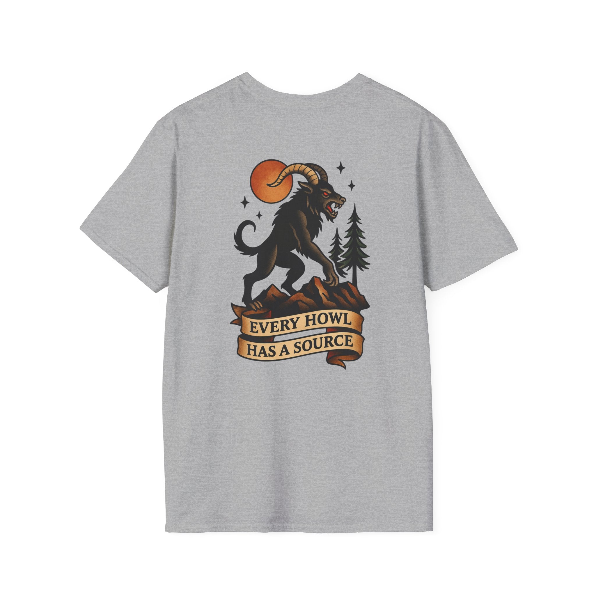 Ozark Howler Adventure Retro Graphic Tee | Cryptozoology Unisex Softstyle T-Shirt