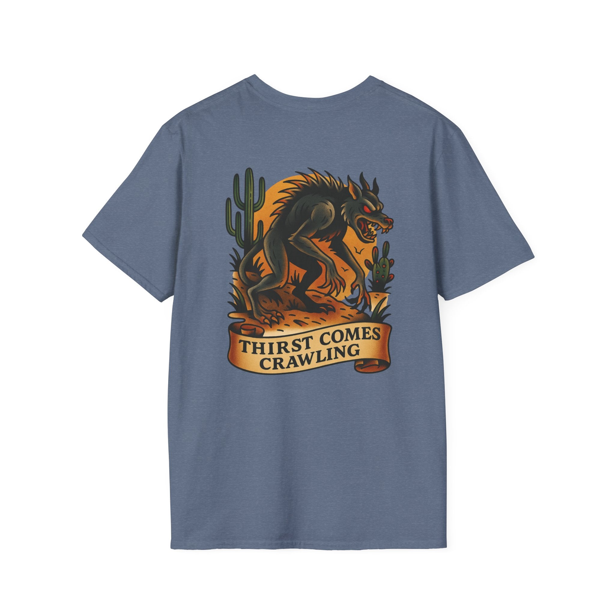 Chupacabra Adventure Retro Graphic Tee | Cryptozoology Unisex Softstyle T-Shirt