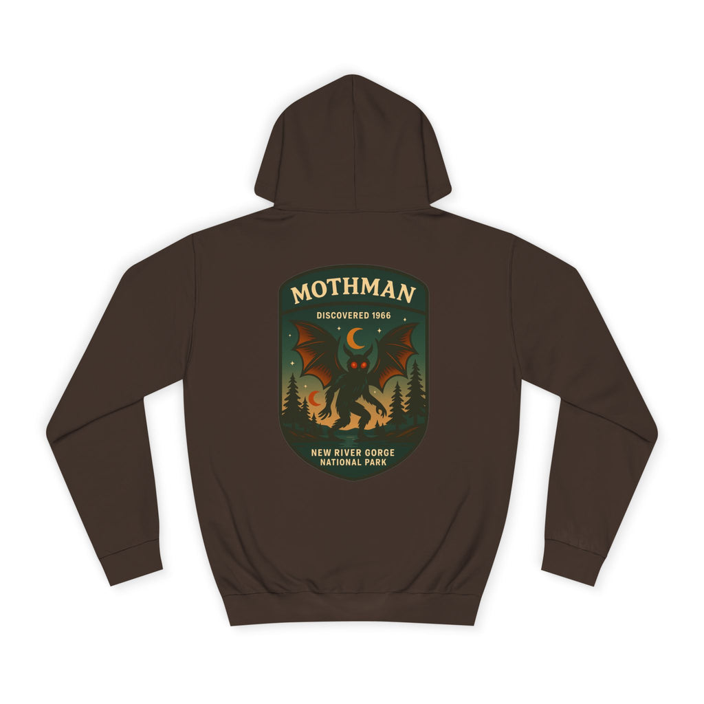 Mothman Patch Hoodie | Retro National Park Style