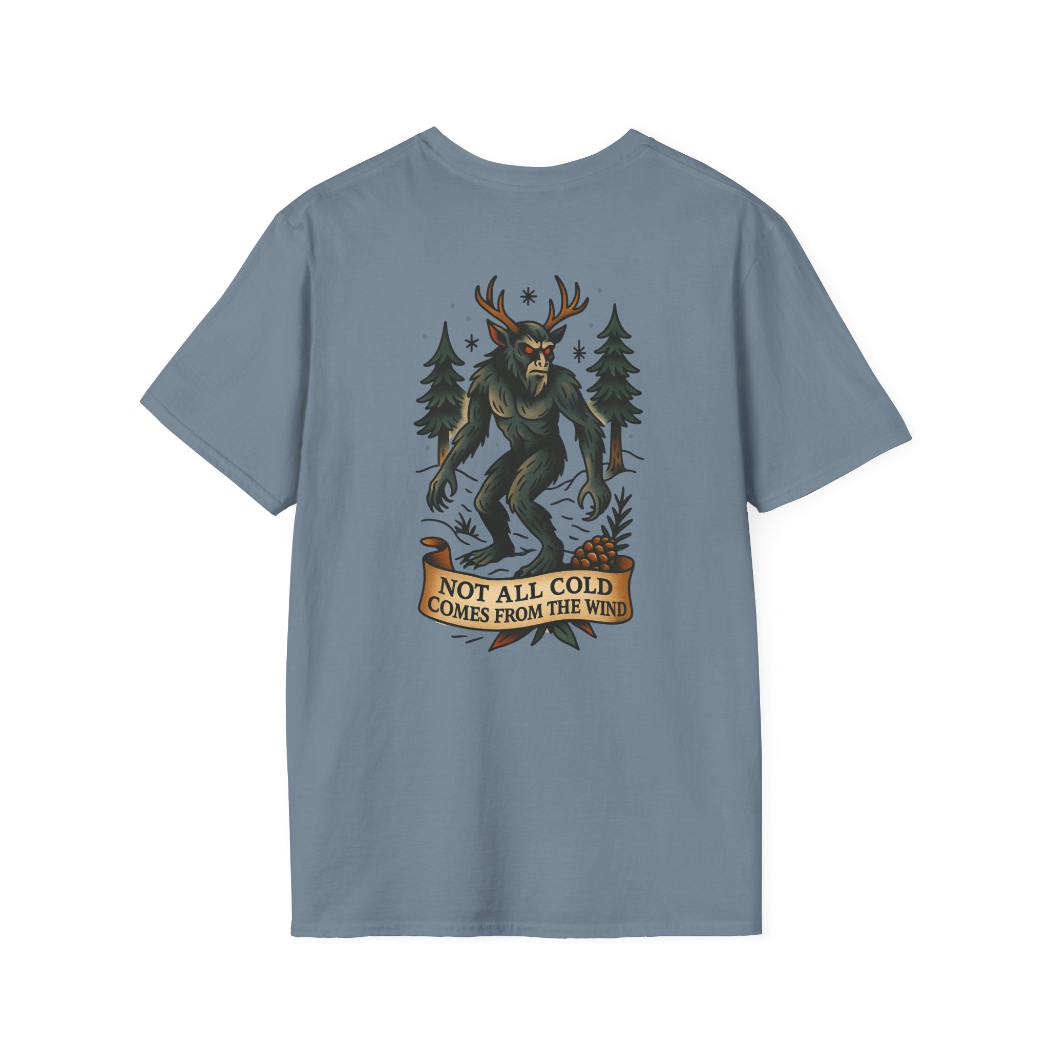 Wendingo Adventure Retro Graphic Tee | Cryptozoology Unisex Softstyle T-Shirt