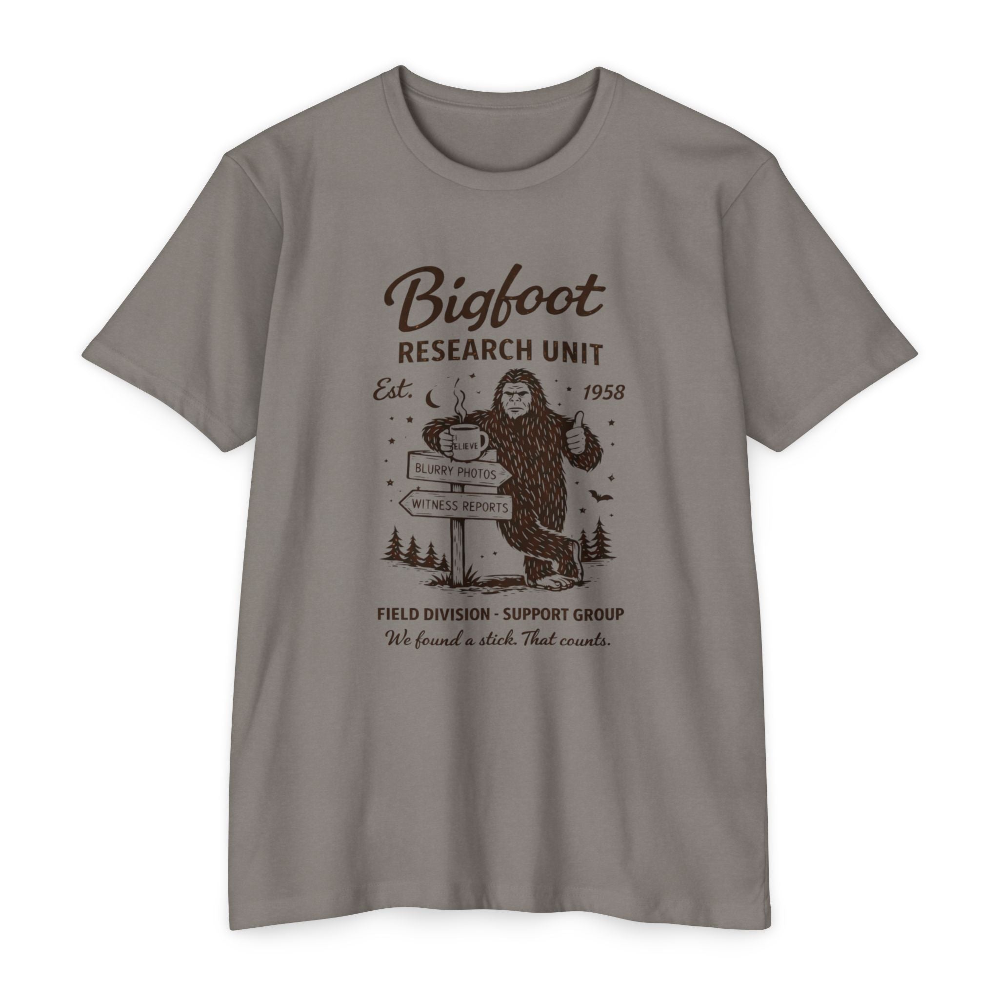 Bigfoot Research Unit T-Shirt : Vintage Sasquatch Field Division Tee