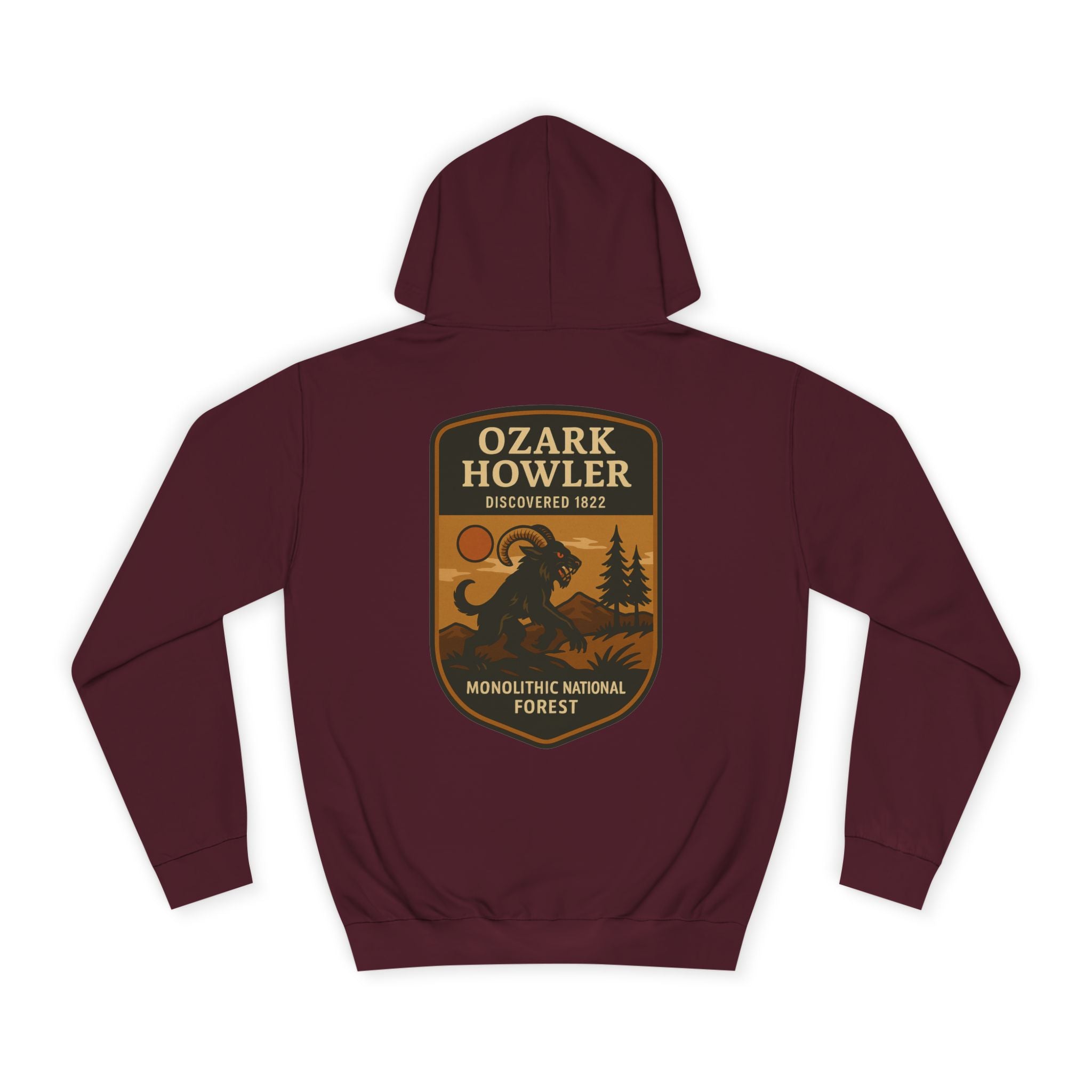 Ozark Howler Patch Hoodie | Retro National Park Style