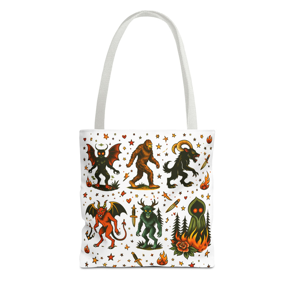 Vintage Cryptid Monsters Tote